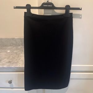 Black Giorgio Armani pencil skirt